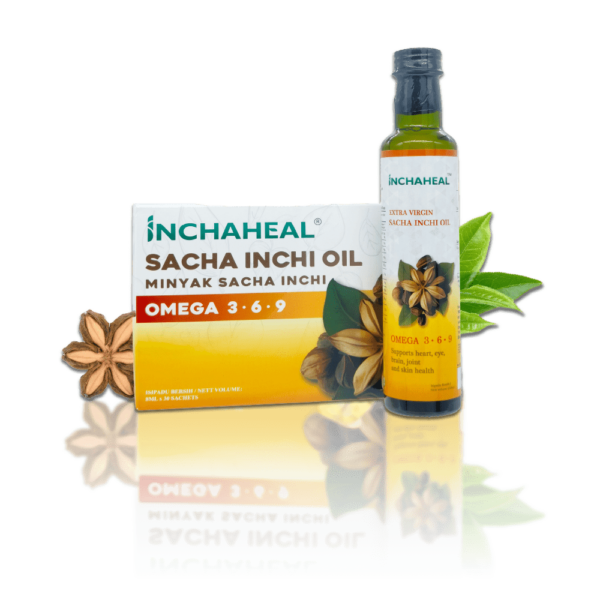 EXTRA VIRGIN SACHA INCHI OIL 30 sachets per box 250ml x 1 bottle - Treecove Inchaheal